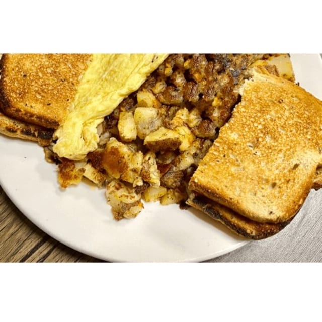2 Eggs, Toast & Homefries.