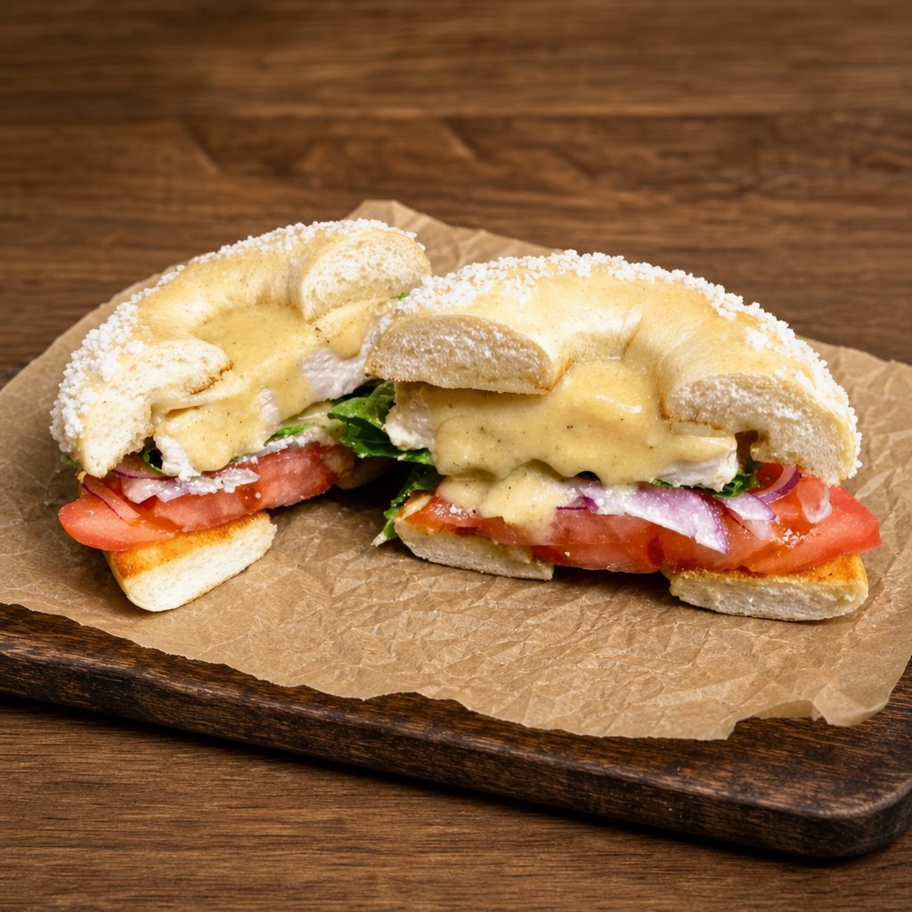 Grilled Caesar Sandwich.