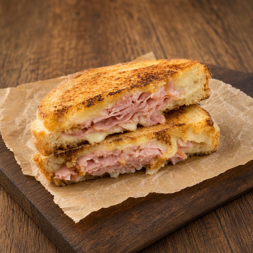 Grilled Ham & Cheese Sandwich.