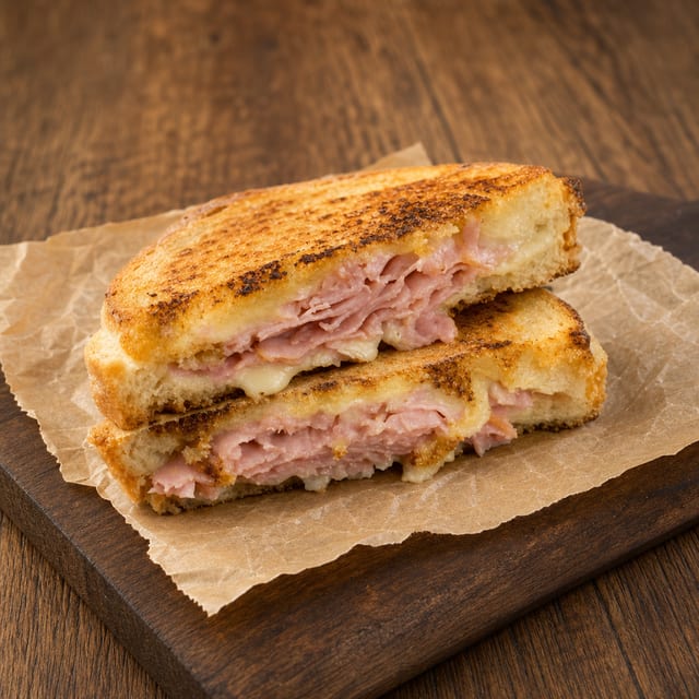 Grilled Ham & Cheese Sandwich.