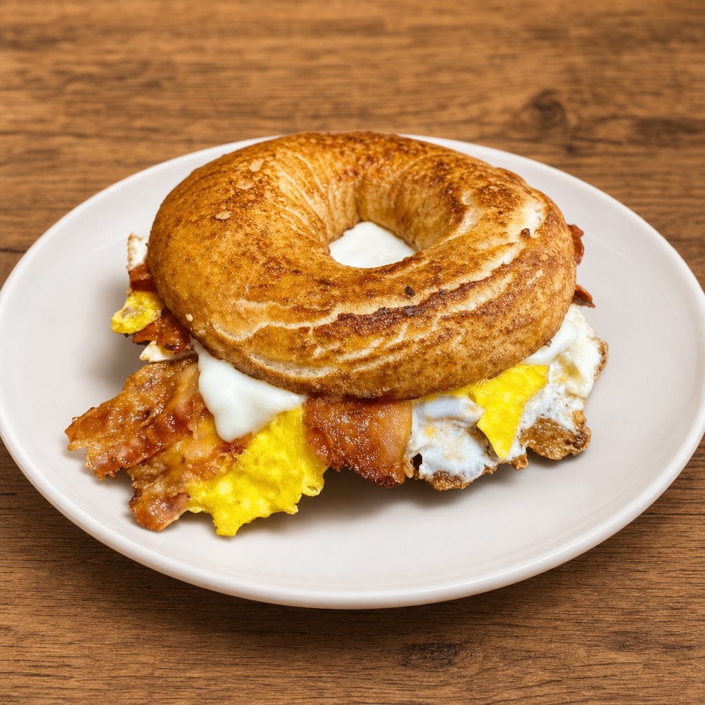 Bacon, Egg & Cheese Sandwich.