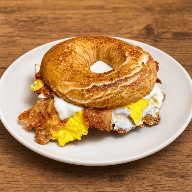 Bacon, Egg & Cheese Sandwich.