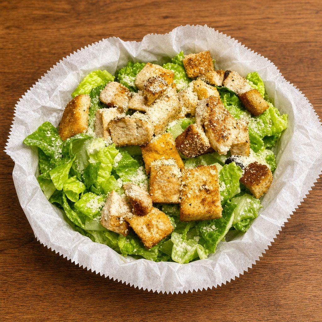 Chicken Caesar Salad.