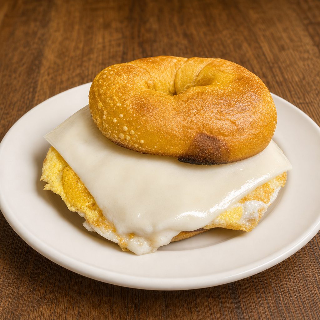 Egg & Cheese Sandwich.