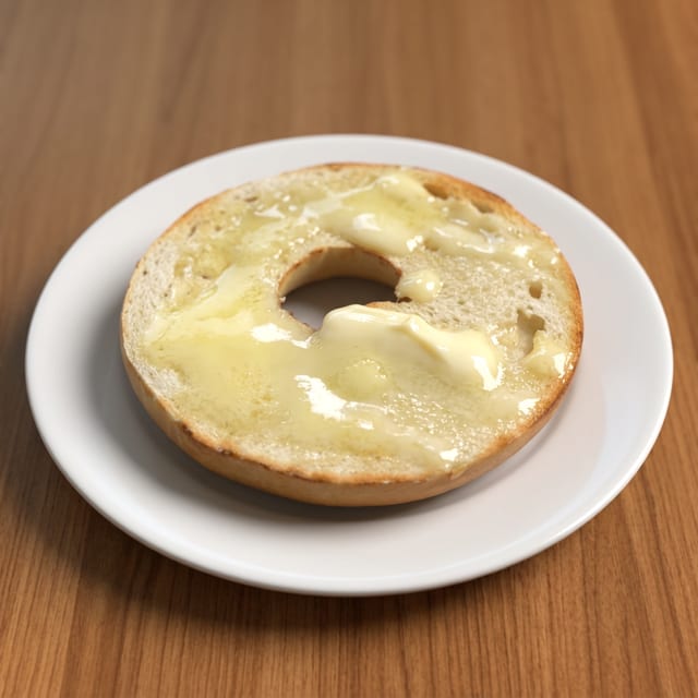 Bagel with Butter.