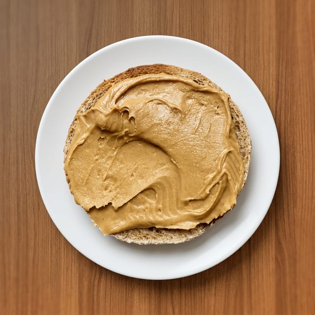 Bagel with Peanut Butter.