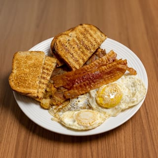 2 Eggs, Meat, Toast & Homefries