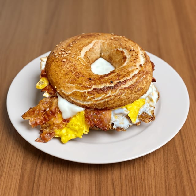 Bacon, Egg & Cheese Sandwich.